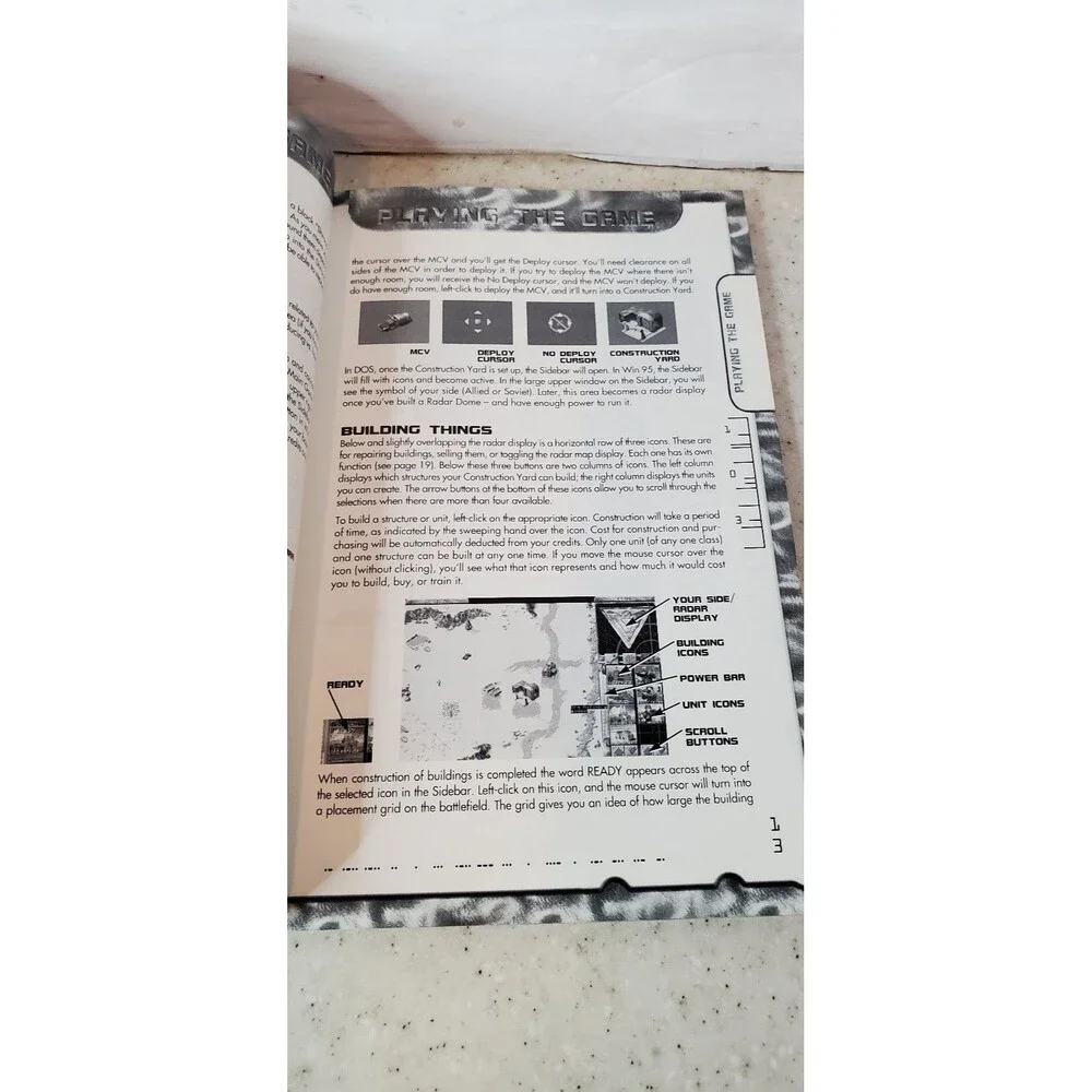 Command & Conquer Red Alert Field Manual Strategy Guide PC 1995 Westwood Book